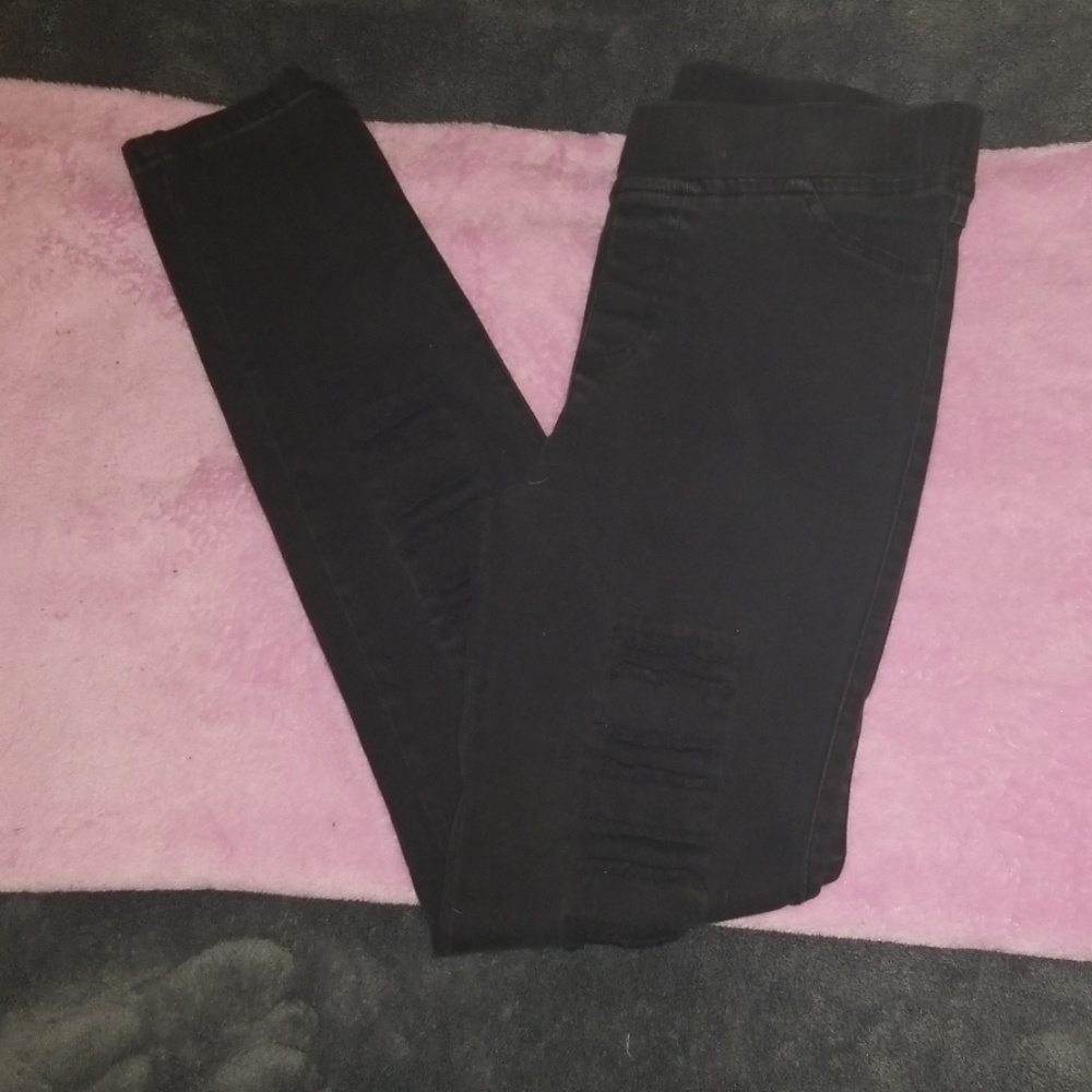 Black Jeggings Sz M